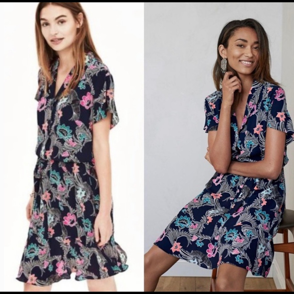 Banana Republic Printed Dress